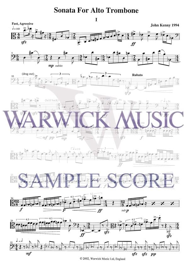 Sonata for Alto Trombone